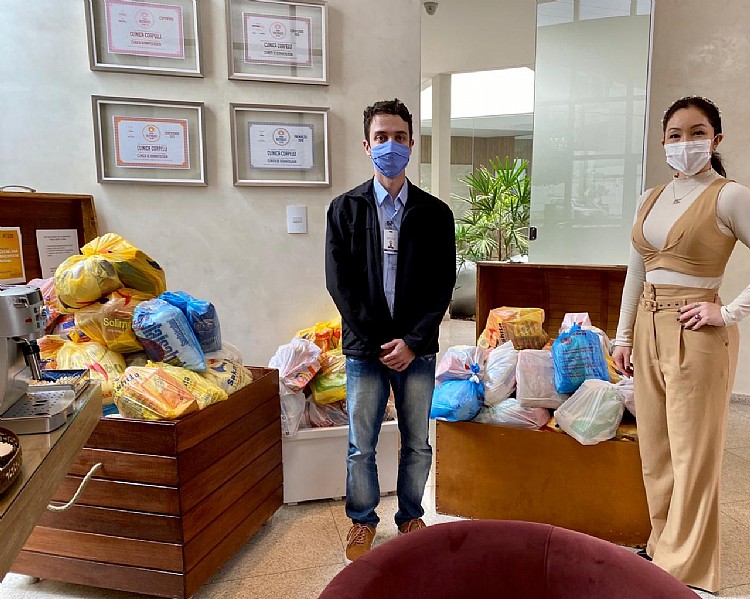Santa Casa de Jales recebe doações de alimentos da dermatologista Ana Claudia Koga