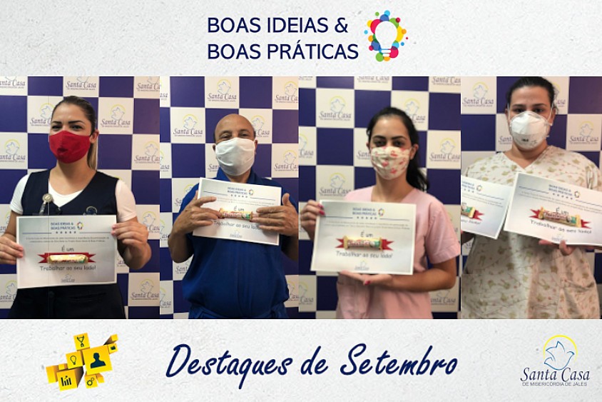 Colaboradores são destaque ao apresentarem projeto ao Boas Ideias & Boas Práticas