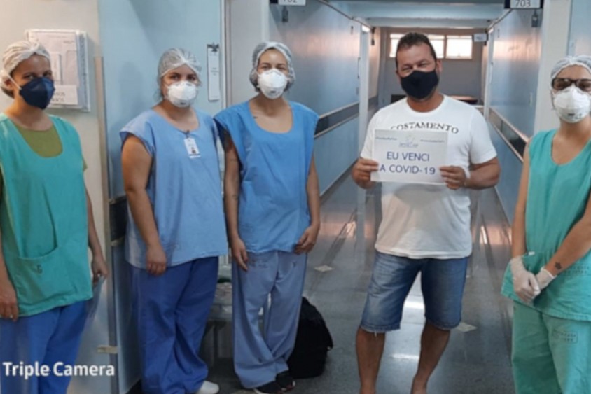 COVID-19: Mais dois pacientes recebem alta da ala de Síndromes Gripais da Santa Casa de Misericórdia de Jales