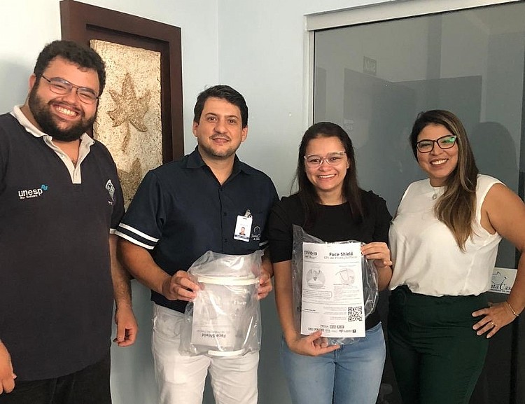 Unesp Ilha Solteira doa máscaras protetoras faciais a Santa Casa de Misericórdia de Jales