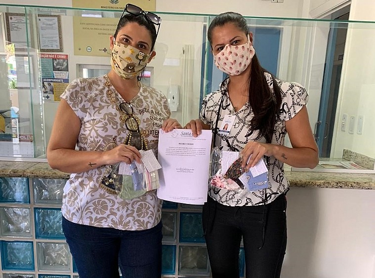 Projeto criado em Jales beneficia Santa Casa com máscaras