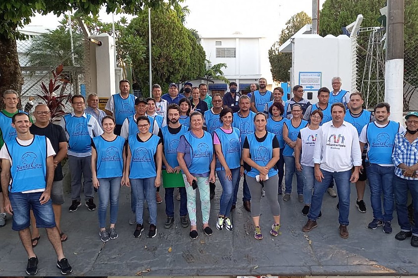 Primeiro dia do “Arrastão Solidário da Santa Casa arrecada mais de meia tonelada de alimentos