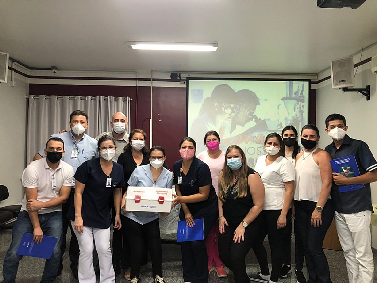 Colaboradores da Santa Casa de Jales participam de treinamento com apoio da DRS-XV e do Estado de São Paulo