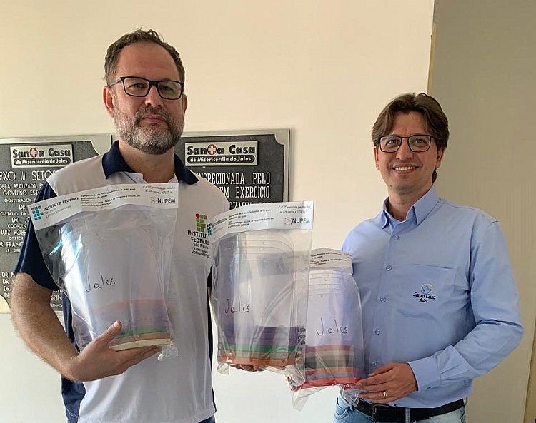 Instituto de Votuporanga doa máscaras para Santa Casa de Misericórdia de Jales