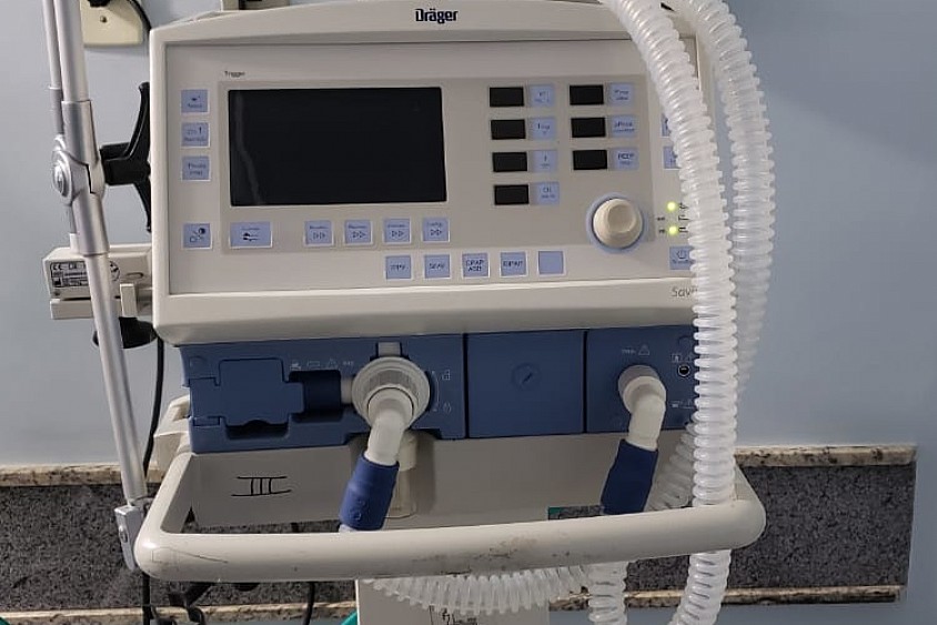 Santa Casa de Misericórdia de Jales utiliza ventilador pulmonar cedido pelo Departamento Regional de Saúde de Rio Preto