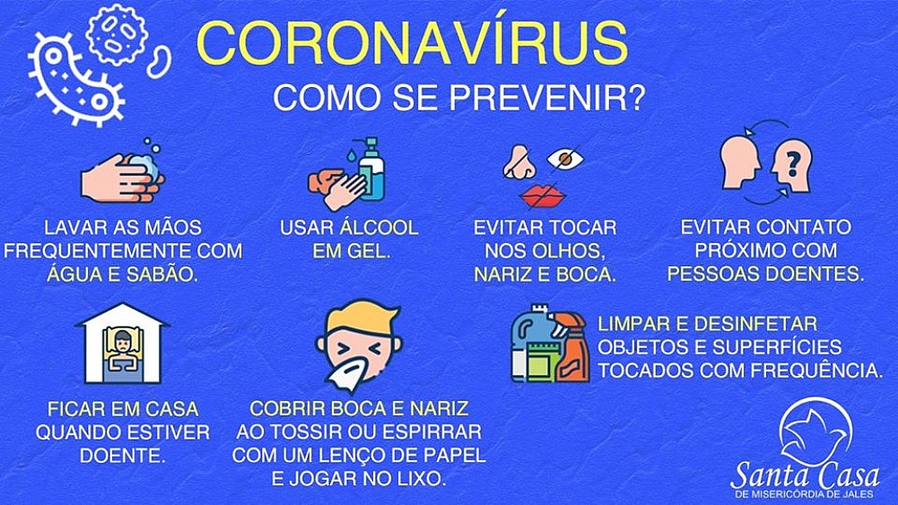 Santa Casa de Jales elabora plano de contingência e ações para o enfrentamento do coronavirus (covid-19)