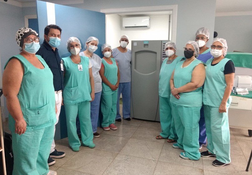 Capacitação: Colaboradores do Centro Cirúrgico passam por treinamento de novo equipamento