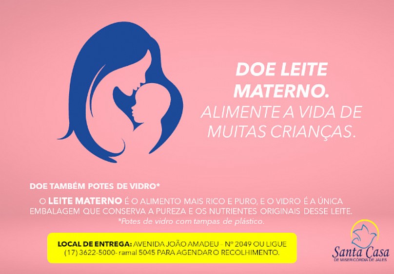 Estoque baixo: Santa Casa de Jales solicita a doação de leite materno