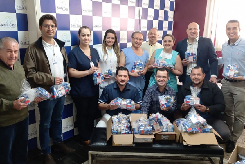 Eurofarma realiza doação de kits para gestantes da Santa Casa de Jales