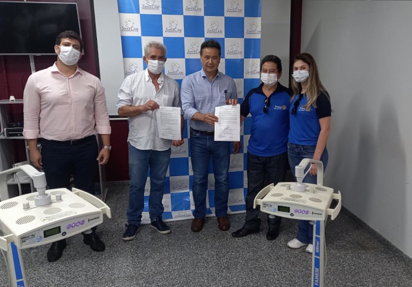 Rotary Club Jales realiza a entrega do equipamento de fototerapia para Ala pediátrica da Santa Casa