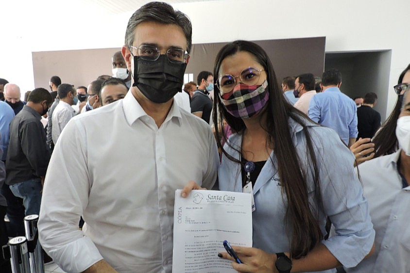 Captação de Recursos da Santa Casa de Jales entrega ofícios para Vice-governador Rodrigo Garcia e representantes parlamentares