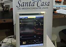 Santa Casa de Misericórdia de Jales recebe um monitor multiparâmetros para equipar leito de UTI