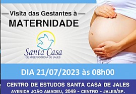 Inscrições abertas do projeto “Visita à Maternidade para julho