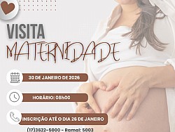 Primeira “Visita a Maternidade de 2026 da Santa Casa de Jales já tem data marcada