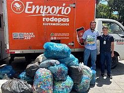 Santa Casa de Jales recebe milhares de tampinhas da cidade de Castilho para o projeto Santa Tampinha e Lacre do Bem