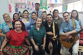 Santa Casa promove Festa Junina para colaboradores com comidas típicas e música boa