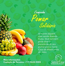 Campanha “Pomar Solidário visa arrecadação de fruta para pacientes de enfermaria internados devido a Covid-19