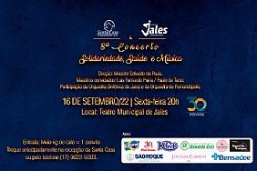 Santa Casa de Misericórdia de Jales anuncia o 8º “Concerto: Solidariedade, Saúde e Música para arrecadação de café.