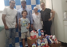 Semana Acadêmica de Enfermagem da ETEC realiza doação de leite para Santa Casa de Jales