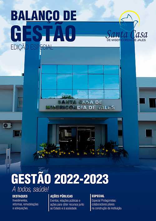 Balanço de Gestão - A todos, saúde - 2022 a 2023